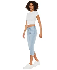 KanCan Women's Celene High-Rise Capris