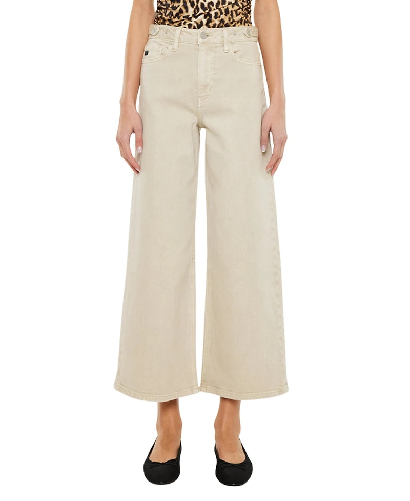 KanCan Women's Calla Ultra High Rise Crop Jeans