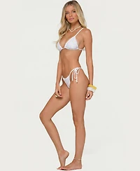 Edikted Women's Catey Floral Triangle Bikini Top