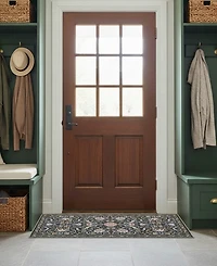 Hunter Abrabella Washable Non-Slip Printed Chenille Accent Rug