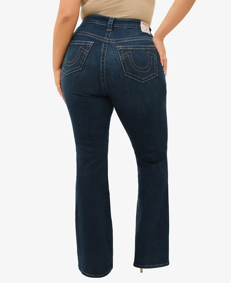 True Religion Plus Becca Mid-Rise Bootcut Jean