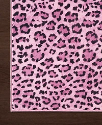Juicy Couture Timeless Leopard Finely Soft Washable Accent Rug, 24" x 48"