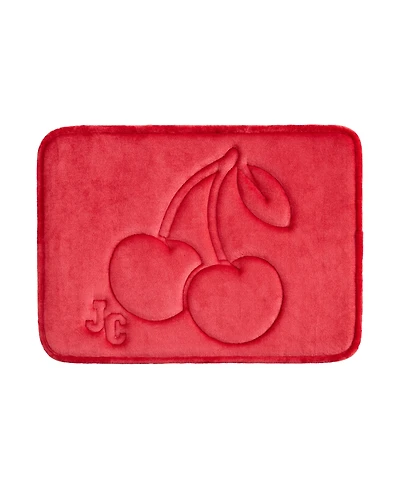 Juicy Couture Cherry Quilted Memory Foam Bath Mat, 17" x 24"