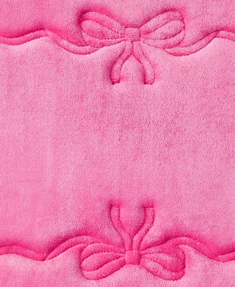 Juicy Couture Ribbon Border Quilted Memory Foam Bath Mat