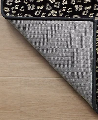 Juicy Couture Metallic Leopard Foil Print Rug, 72" x 48"