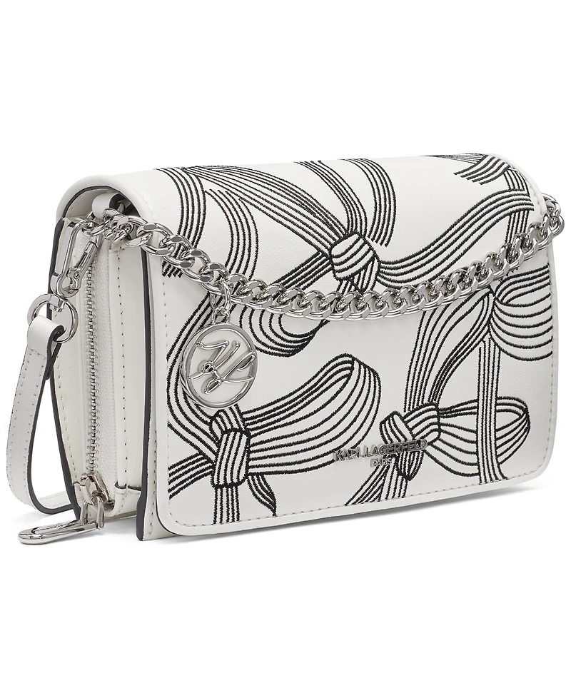 Karl Lagerfeld Paris Lourdes Small Crossbody Handbag