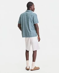 Sun Stone Mens Cotton Eyelet Camp Shirt T Shirt Denim Shorts Macys Exclusive
