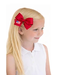 Bits & Bows Girls and Little/Big American Flag Hair Bow