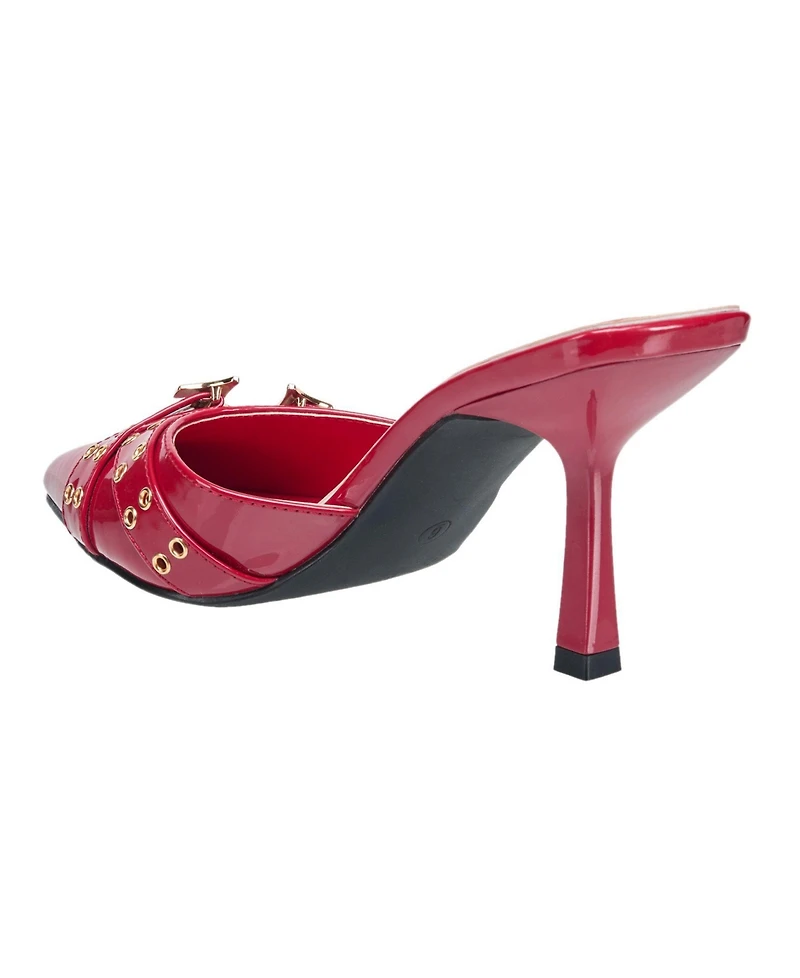 True Religion Womens Doll Metal Logo Heel
