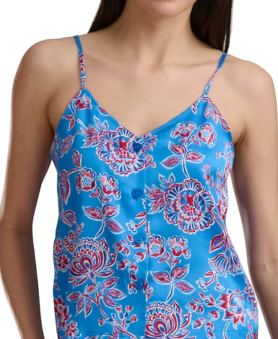 Tommy Hilfiger Women's V-Neck Camisole Top and Boxer Shorts, 2Pc Set