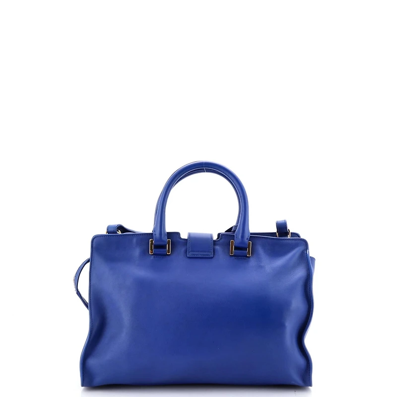 Pre-Owned Saint Laurent Small Monogram Cabas Leather