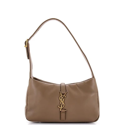 Pre-Owned Saint Laurent Small Le 5 a 7 Hobo Leather
