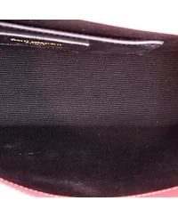 Pre-Owned Saint Laurent Medium Classic Monogram Crossbody Bag Grainy Leather