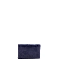 Pre-Owned Saint Laurent Classic Monogram Tassel Chain Wallet Embossed Leather