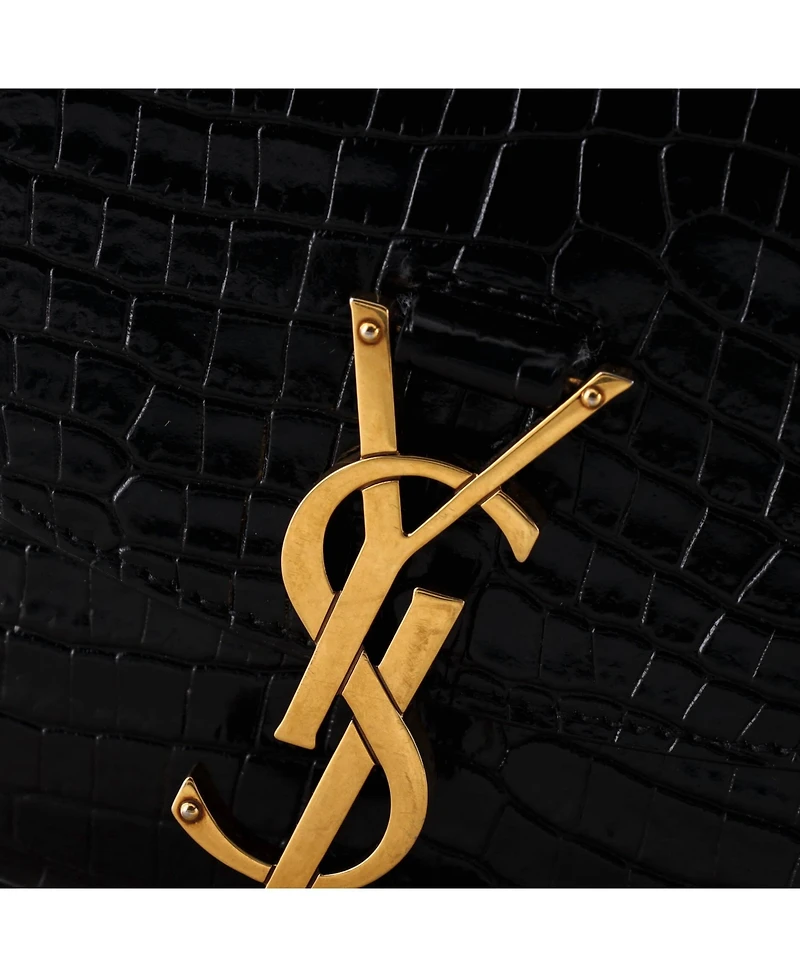 Pre-Owned Saint Laurent Small Kaia Shoulder Bag Embossed Leather