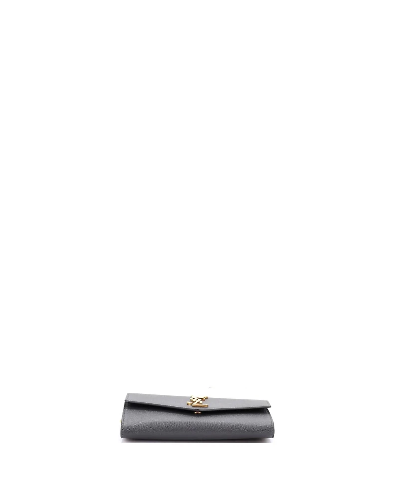Pre-Owned Saint Laurent Uptown Chain Wallet Leather