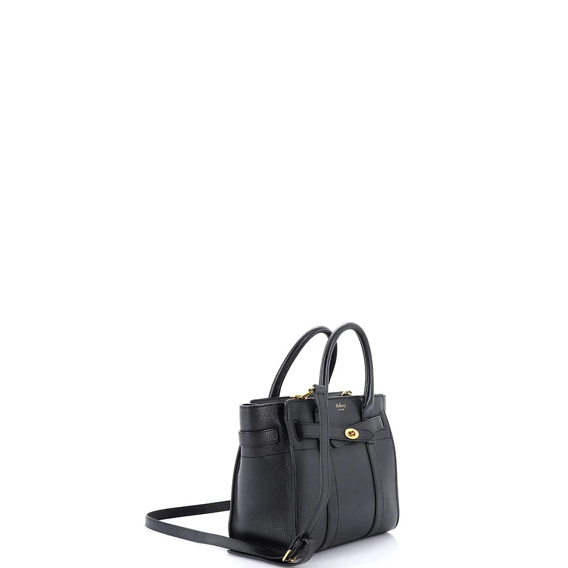 Pre-Owned Mulberry Mini Bayswater Zipped Tote Leather