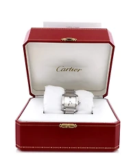 Pre-Owned Cartier Tank Francaise Quartz Watch in Stainless Steel with Diamond Markers 25mm