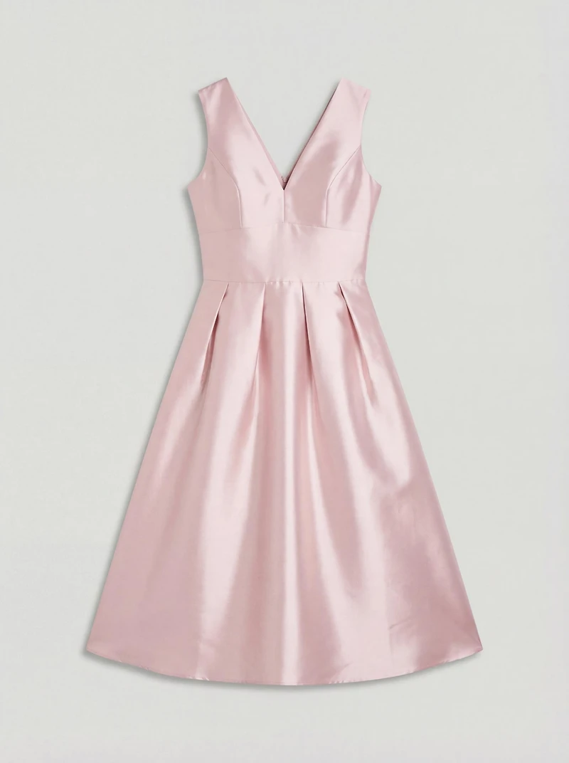 Coast Women's Structured Twill Midi Bridesmaid Dress