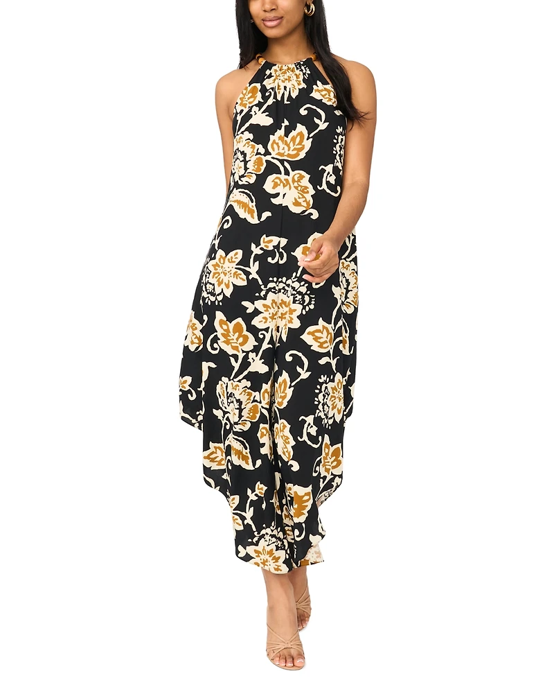 Msk Women's Halter Neck Jumpsuit