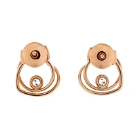 Pre-Owned HERMES Vertige Coeur Stud Earrings