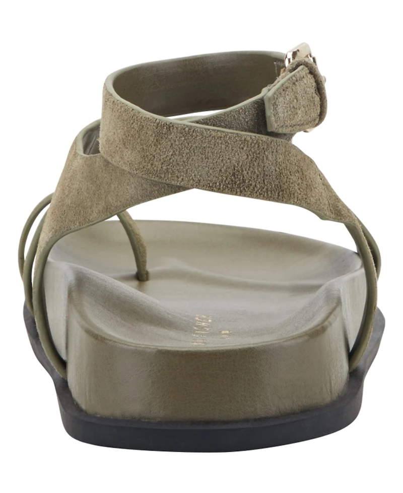 Marc Fisher Ltd Women's Bevy Strappy Flat Sandals