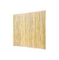 Sugift Rolled Bamboo Privacy Fence 4 feet H x 8 feet L Decorative Screen