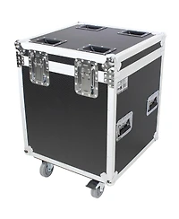 ProX Xs-UTL4 Half Trunk Utility Flight Case with Caster Dish and Wheels, Medium