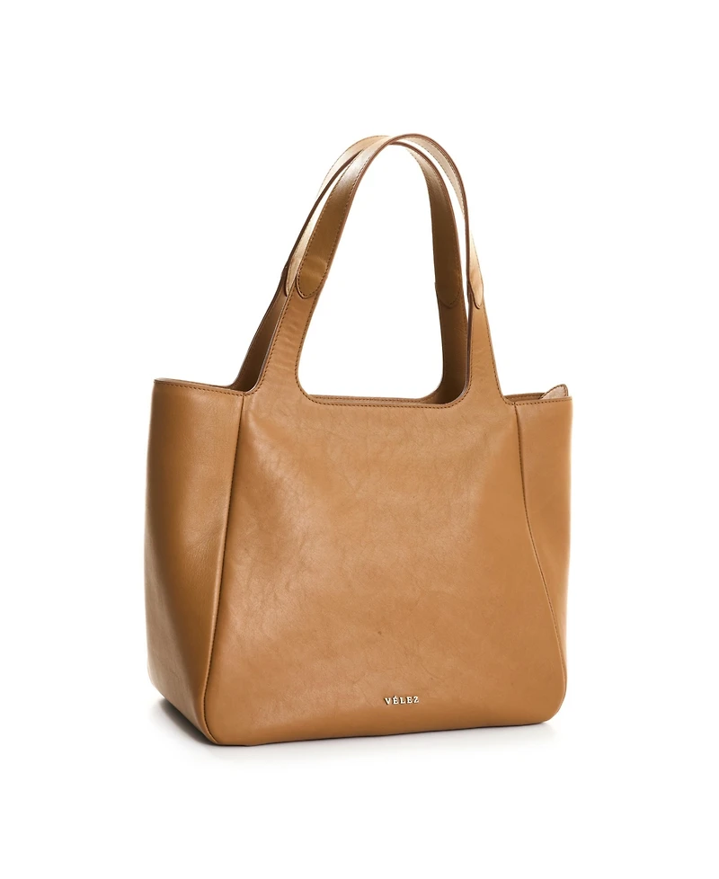 Velez Leather Tote Bag