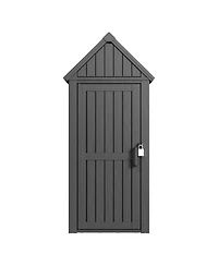 Decksplore Outdoor Upgraded sturdy storage cabinet,Reinforced base,Suitable for all-weather use,Perfect gardens, patios, and lawns