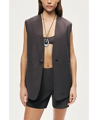 Nocturne Women's Tailored V-Neck Vest