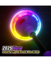 HopeRock Skip Ball Toy for Girls Ages 6-10,Girl Birthday Gifts,3 Fun Modes,Flashing Light-Up Wheel,Led Digital Counter Girl Birthday Gifts