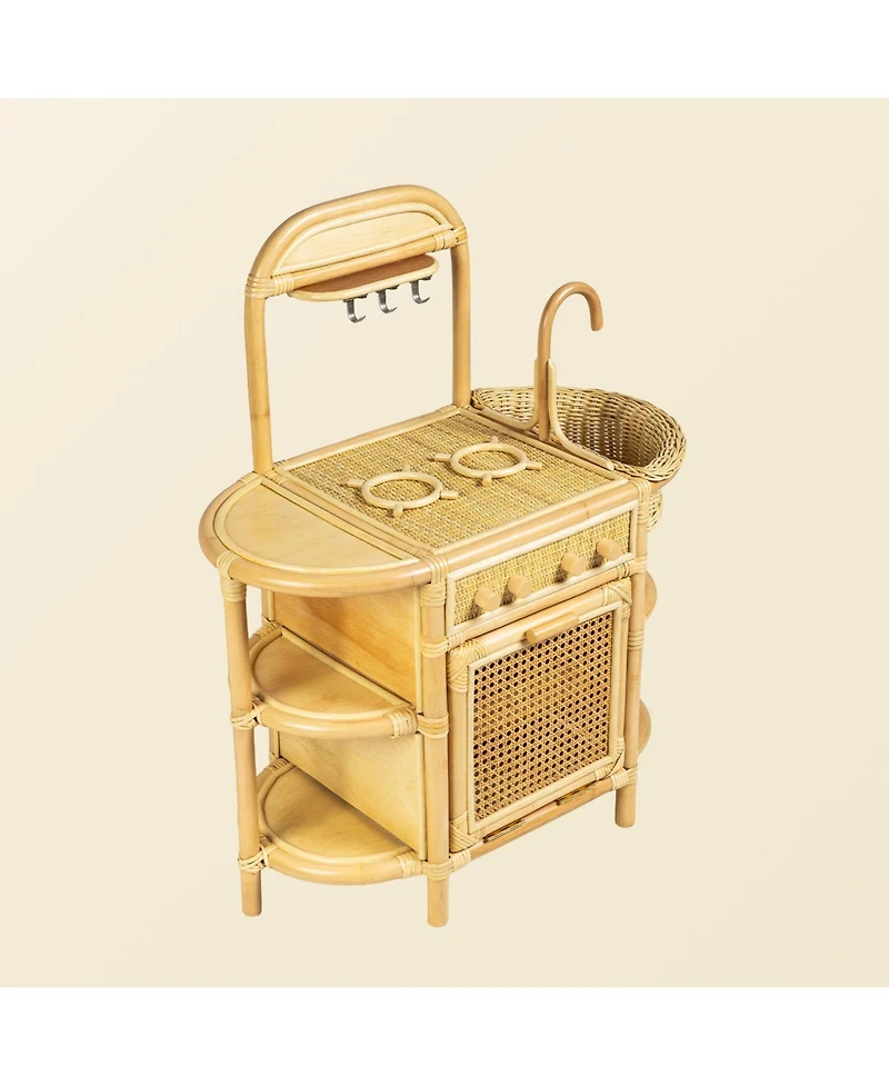 Momiji Dreamer Handcrafted Rattan Play Kitchen