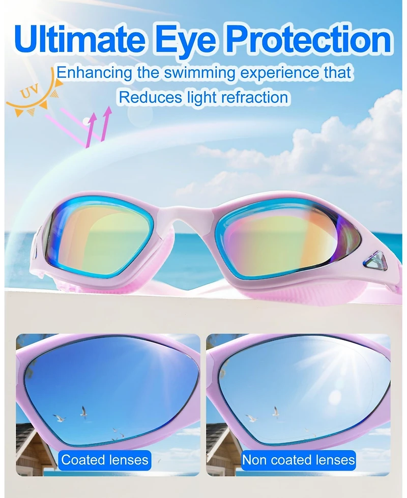 Gnuadz Swim Goggles Mirror Adult