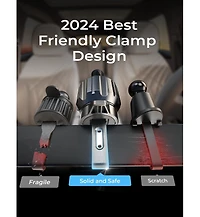 Lisen 3-in-1 Car Phone Mount, Dashboard Windshield Air Vent Holder with Adjustable Arm, 360degree(s) Rotation, Universal Fit for iPhone and Android