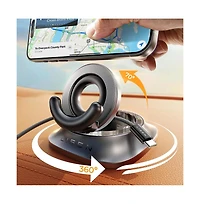 Lisen Dashboard Car Phone Mount with 360degree(s) Rotation and Adjustable Angle, Non-Slip Silicone Base, Universal Holder for iPhone and Android