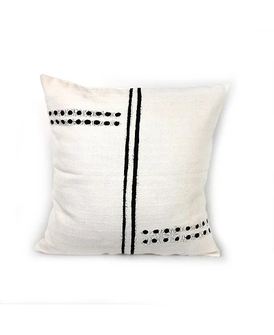 Mbare, Sadza Dots + Lines Pillow Cover
