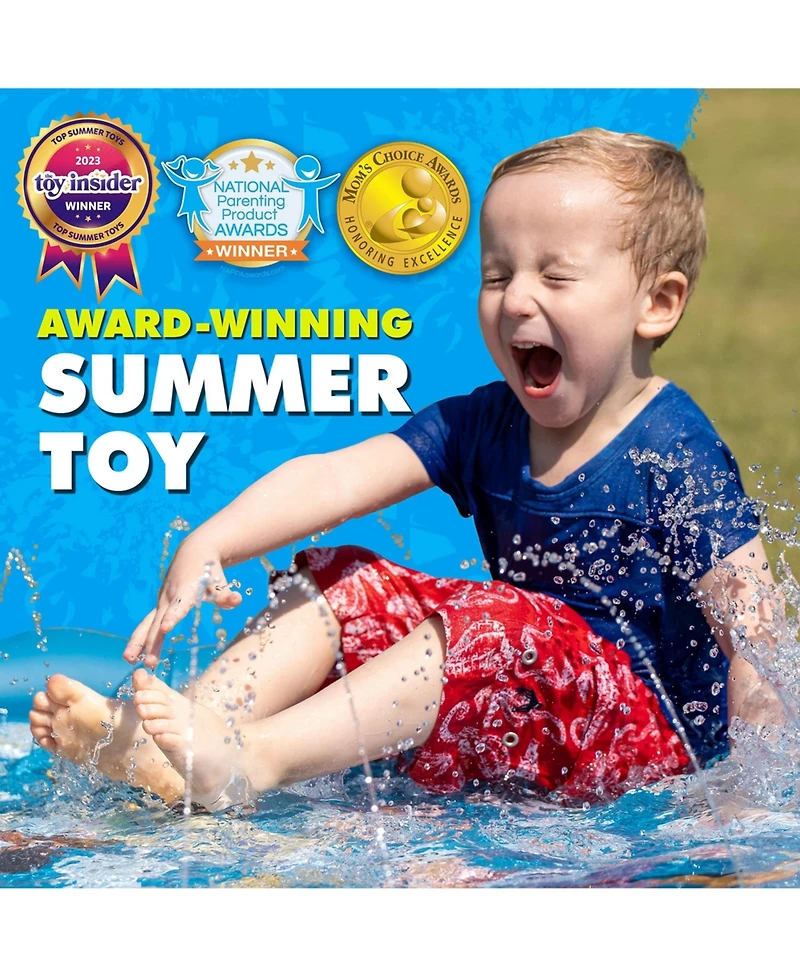 Gnuadz Splash Pad Sprinkler Pool Learning Water Toys Outdoor Play Mat