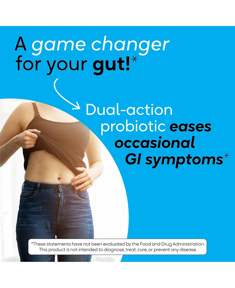 BioGaia Gastrus Gut Health Probiotic Chewables Ease Abdominal Discomfort, Gas, Bloating and Promote Regularity 30 Count