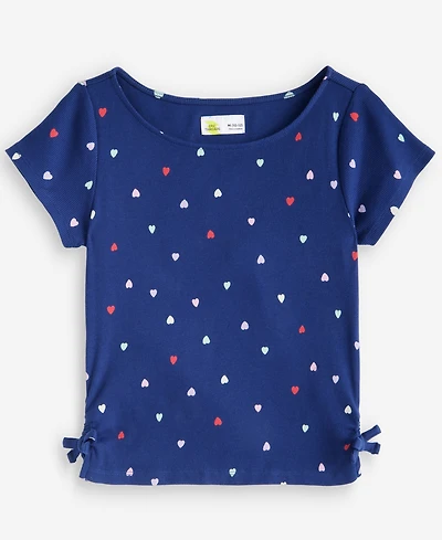 Epic Threads Girls' 5-20 Hearts-Print Ribbed Tee, Macy's Exclusive