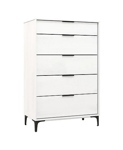 Interlock System 5-Drawer Dresser – Durable Storage for Bedroom, Living Room, or Closet Organization