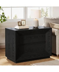 Tribesigns Nightstand, Large Night Stand with 2 Drawers, Oversized Nightstand Bedside Table Sofa End for Bedroom
