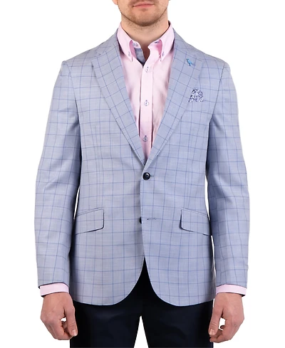 Tailorbyrd Men's Mini Windowpane Sport Coat