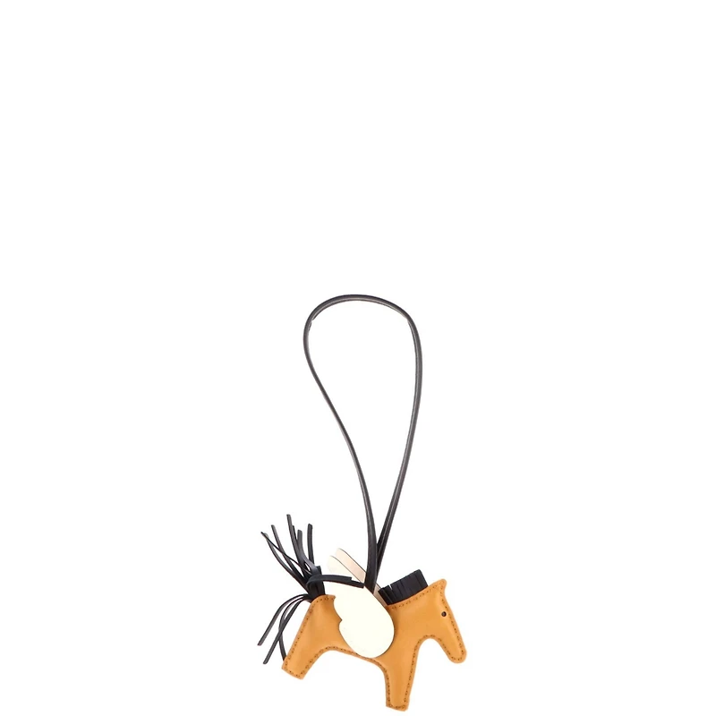 Pre-Owned HERMES Pm Pegase Rodeo Bag Charm Leather