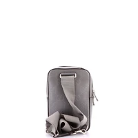 Pre-Owned Gucci Sling Backpack Gg Embossed Perforated Leather
