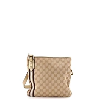 Pre-Owned Gucci Jolicoeur Messenger Bag Gg Canvas