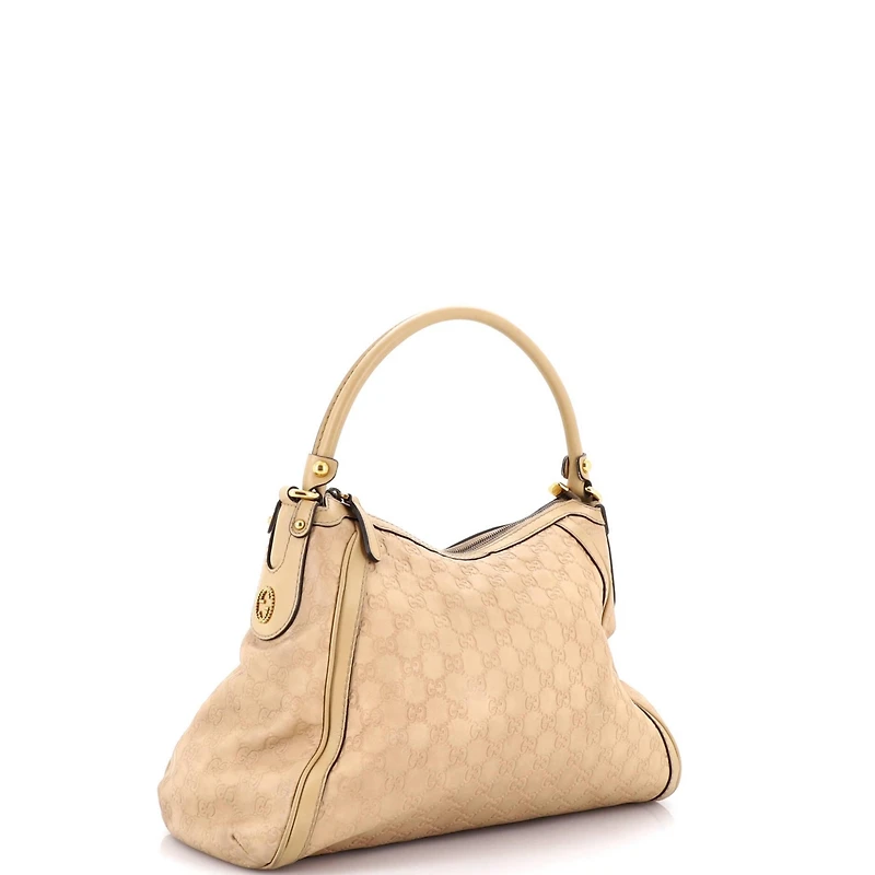 Pre-Owned Gucci Medium Scarlett Hobo Guccissima Leather
