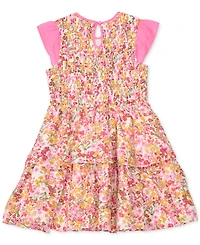 Cece Girls/Bernard Chaus Inc Girls' 6-16 Keyhole Short-Sleeve Dress