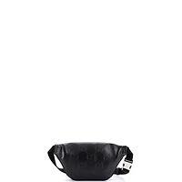 Pre-Owned Gucci Small Belt Bag Gg Embossed Perforated Leather