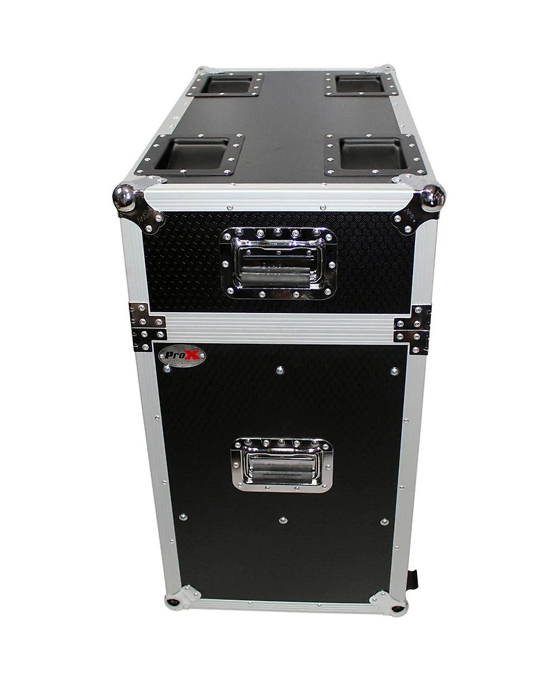 ProX Xs-6XBP2424 Ata-300 Style Flight Road Case with Casters, Holds 6 Pieces 24"x24" Aluminum Base Plates